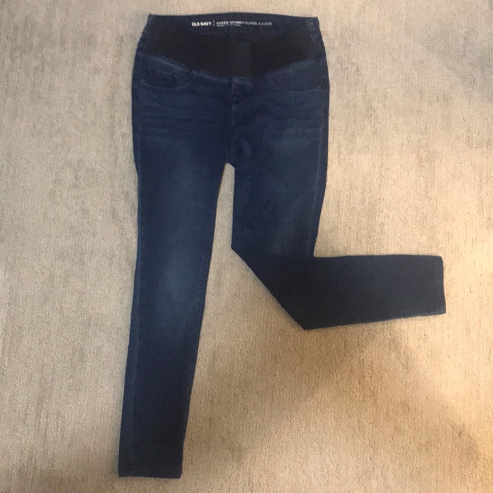 Old Navy Maternity super skinny jeggings